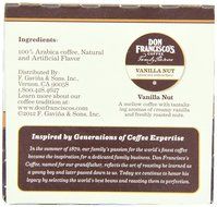 Don Francisco's Coffee Family Reserve Single Serve Coffee, Vanilla Nut, 12 Count (Packaging May Vary) N6