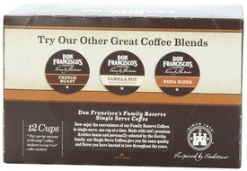 Don Francisco's Coffee Family Reserve Single Serve Coffee, Vanilla Nut, 12 Count (Packaging May Vary) N9