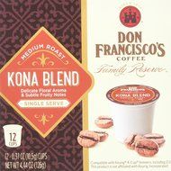 Don Francisco's Coffee Family Reserve Single Serve Coffee, Vanilla Nut, 12 Count (Packaging May Vary) N15
