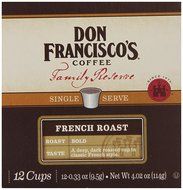 Don Francisco's Coffee Family Reserve Single Serve Coffee, Vanilla Nut, 12 Count (Packaging May Vary) N24
