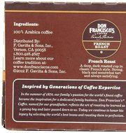 Don Francisco's Coffee Family Reserve Single Serve Coffee, Vanilla Nut, 12 Count (Packaging May Vary) N26