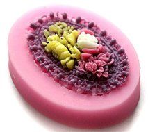 HSE Flowers Shape Chocolate Molds Cake Stencil Fondant Soap Mould 3D Silicone Cake Moulds Cake Tools