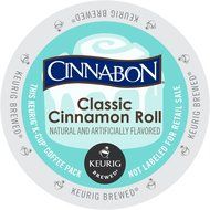 Cinnabon K-Cup Portion Pack for Keurig Brewers, Classic Cinnamon Roll, 24 Count