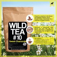 Sweet Chamomile Loose Leaf Herbal Tea, Organic Whole Chamomile Flowers, Wild Tea #10 by Wild Food (2 ounce) N4