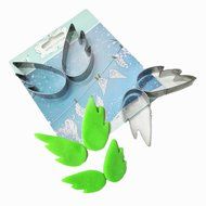Yunko Baby Shower Angel Wing Stainless Steel Cookie Cutter Fondant Cutter Set