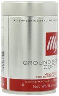 Illy Ground Ground Espresso Medium Roast, 8.8oz (Pack of 2) N6