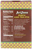 AriZona Peach Iced Tea Iced Tea Stix Sugar Free, 0.8-Ounce Boxes (Pack of 6) N3