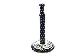 Polish Pottery Paper Towel Holder - Bleeding Heart