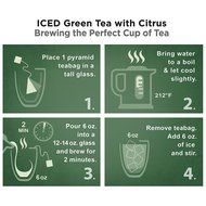 Pure Leaf Hot Tea Bags, Green Tea with Mint, 16 Count (Pack of 6) N41