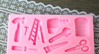 3D Mini Peony Fondant Mold Silicone Cake Chocolate Moulds,Tool Theme N2