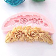 Tint Comb Shaped Flowers Silicone Mold Fondant Molds Sugar Craft Tools Chocolate Mould For Cakes