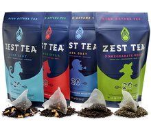 Pomegranate Mojito Green Energy Tea - Healthy Coffee Substitute - 140 mg caffeine per cup (20 Sachets) (50 g) N3
