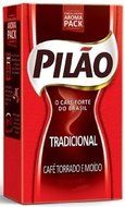 Coffee Rost and Ground - Caf&eacute; Torrado e Mo&iacute;do - Pilao 17.60oz. (500g) - GLUTEN-FREE - (PACK OF 06)