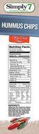 Simply7 Hummus Chips, Sea Salt, 1 Ounce (Pack of 24) N9