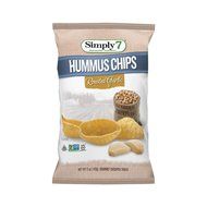 Simply7 Hummus Chips, Sea Salt, 1 Ounce (Pack of 24) N15
