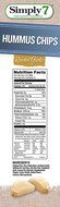 Simply7 Hummus Chips, Sea Salt, 1 Ounce (Pack of 24) N16