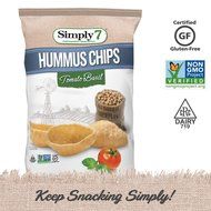 Simply7 Hummus Chips, Sea Salt, 1 Ounce (Pack of 24) N20
