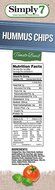 Simply7 Hummus Chips, Sea Salt, 1 Ounce (Pack of 24) N21