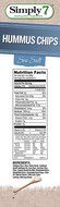 Simply7 Hummus Chips, Sea Salt, 1 Ounce (Pack of 24) N24