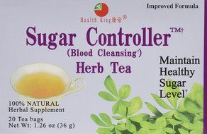 Health King Medicinal Tea, Sugar Controller, 3/20 Bag