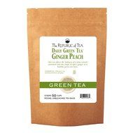 The Republic of Tea, Ginger Peach Green Tea, 50-Count N14