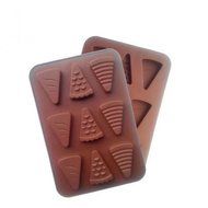 9 Cups Little Triangle Shape Chocolate Mould Ice Lattice Silicone Cake Molds Diy Kitchen Accessories Cake Baking...