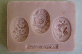 Baroque Flower Trio Silicone Mold N2