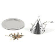 Tea Kettle Infuser with Caddy Stainless Steel pot