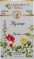 Celebration Herbals Organic Hyssop Tea Caffeine Free -- 24 Herbal Tea Bags