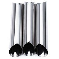 Lautechco 3pcs/lot Stainless Steel Spiral Tube Anode Baked Croissants DIY Essential Horn Baking Mold Pastry Tools... N2