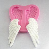 Bhbuy Angel Wing Soft Silicone Fondant Decorating Fondant Cake Decoration Mold Mould N3
