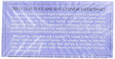 Triple Leaf Tea, Cold &amp; Flu Time, 20 Tea Bags (Pack of 6) N4