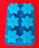 3D Snowflake Shape Silicone Cake Chocolate Mold Candy Pudding Moulds Ice Cube Tray Baking Fondant Tool
