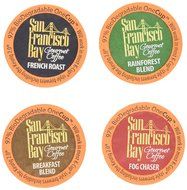 40 Count - San Francisco Bay OneCup Variety Pack (4 Flavors, 10 OneCups of Each Flavor)