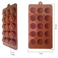 Silicone Cake Mold 4 Different Flowers Chocolate Baking Tools Bakeware Cupcake N4