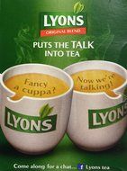 Lyons Original Irish Tea. 80 Bags N2