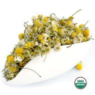 Chamomile Tea 100% CERTIFIED Organic (USDA seal) Chamomile Flowers Herbal Tea (Matricaria chamomilla) in 1 lb... N2