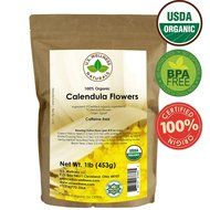 Chamomile Tea 100% CERTIFIED Organic (USDA seal) Chamomile Flowers Herbal Tea (Matricaria chamomilla) in 1 lb... N32