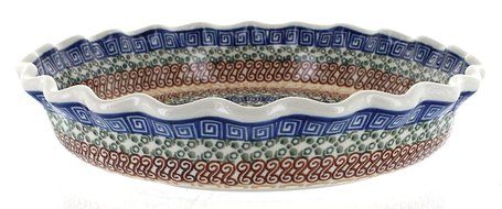 Polish Pottery Athena Pie Plate