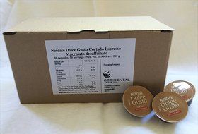 50 X Nescaf&eacute; Dolce Gusto Espresso Cortado Decafeinato, Decaffeinated, Coffee Capsule, 50 Capsules N3