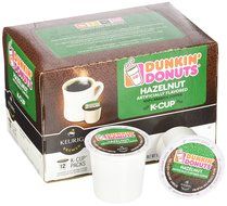 Dunkin Donuts K-cups Hazelnut - Box of 12 Kcups for Use in Keurig Coffee Brewers N2