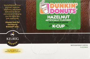 Dunkin Donuts K-cups Hazelnut - Box of 12 Kcups for Use in Keurig Coffee Brewers N5