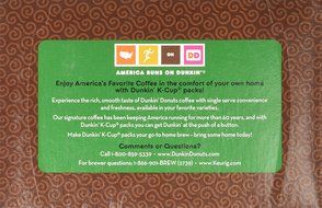 Dunkin Donuts K-cups Hazelnut - Box of 12 Kcups for Use in Keurig Coffee Brewers N7