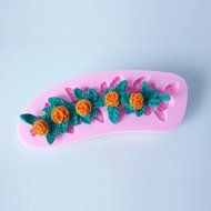 Click Down Rose Flower Sculpting Silicone Sugar Resin Craft DIY Moulds Cake Decorating Fondant Mold N2