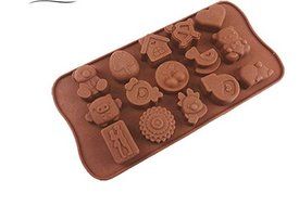 15 Holes A Variety Of Styles Silicone Mold Fondant Pan Candy Soap Mould Baking Cake Tools Cherry Archer Tree