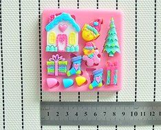 Martha Art Craft - Sugarcraft Decorating Kit High Quality Christmas Fondant Molds Silicone Silicone Cake Mold... N2