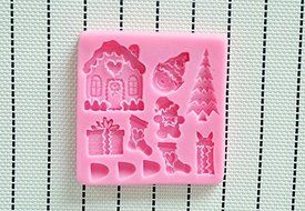 Martha Art Craft - Sugarcraft Decorating Kit High Quality Christmas Fondant Molds Silicone Silicone Cake Mold... N5