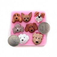 3D Cartoon Dogs Silicone Cake Mold Fondant Cake Decorating Tools N5
