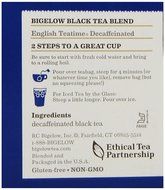 Bigelow Decaffeinated English Teatime Tea, 20-Count Boxes (Pack of 6) N4