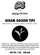 Malty Assam Golden Tips Loose Leaf Black Tea - Rare Tippy Second Flush Whole Leaf Blend Direct From Source in... N16